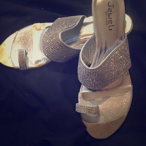 Crystal bling flats